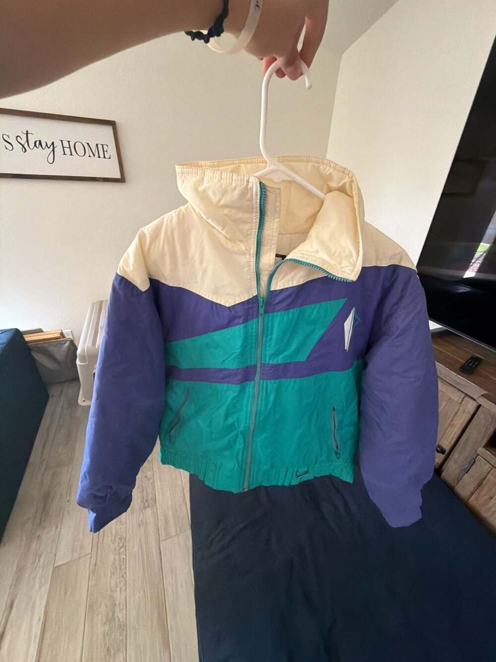 Vintage Fieldmaster 80s Colorblock Puffer Ski Jacket